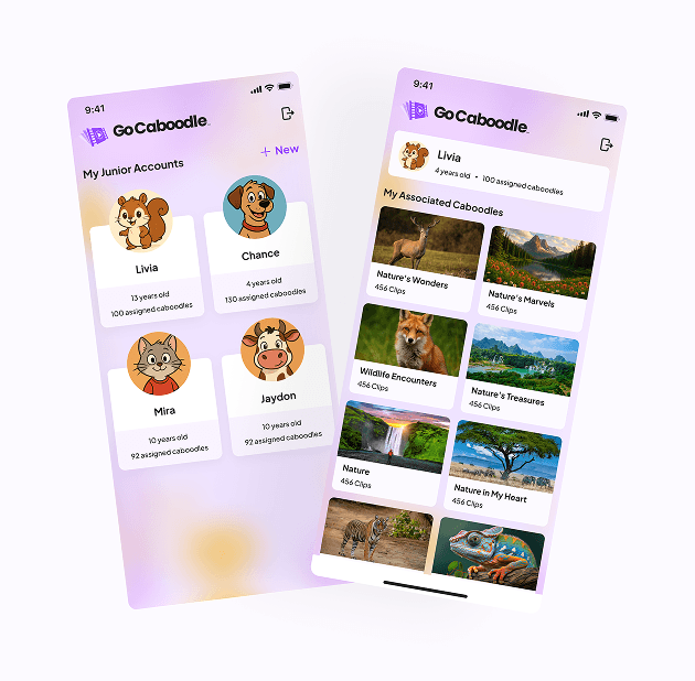 Children reading outdoors in a playground